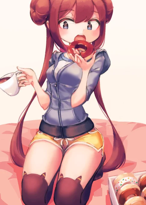 Coffee , Donuts , Rosa  