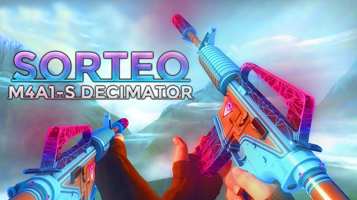 JonPsykez's tweet image. 😍🤣SORTEO M4 DECIMATOR🤣😍(200 LIKES en EL VÍDEO Y SORTEO 2)

🔄RT!
❤️LIKE A ESTE VÍDEO! youtu.be/HJe19n_stZ4
✅SUSCRIBETE AL CANAL!