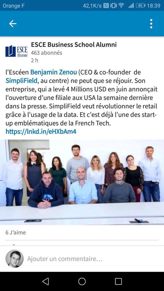 BrigittePiton's tweet photo. #belle réussite bravo @ESCEAlumni @ESCE https://t.co/js23vPBUmq