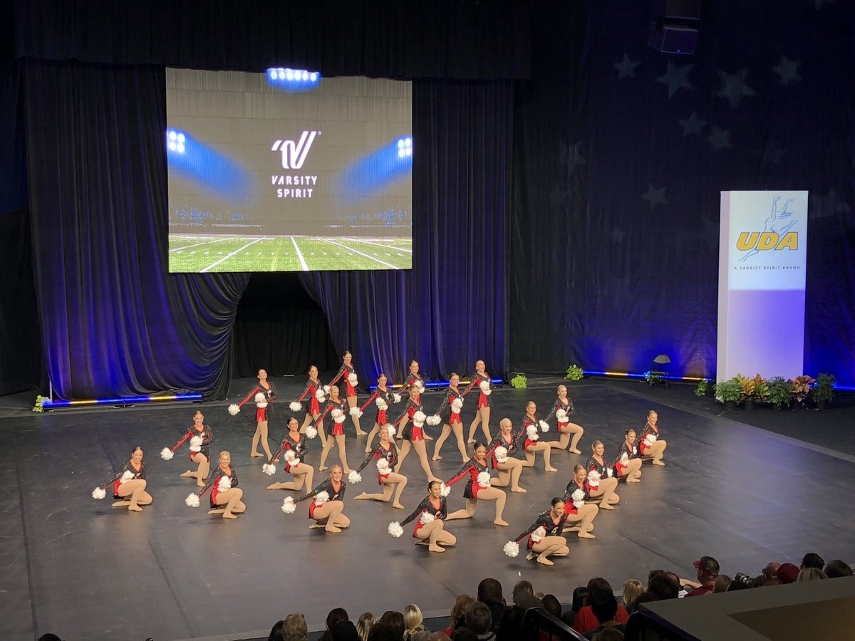 UDAnews's tweet photo. The crowd is loving the energy from @GoBearcatsDANCE in Div 1A Gameday! #UDAnationals https://t.co/13RbumtNci