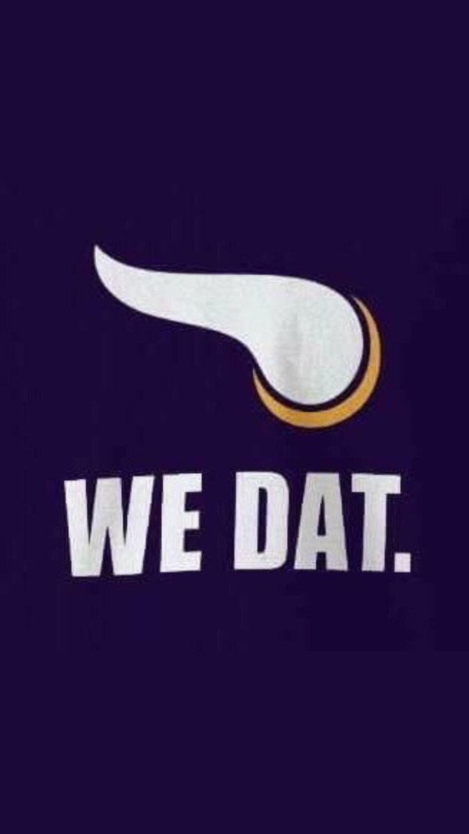 sockboy007's tweet photo. Who dat? #vikings #saints #BringItHome https://t.co/PRxXGf98Ol