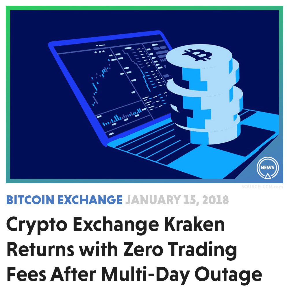 cryptocompasss's tweet image. #Kraken returns after an outage abolishing trading fees 👌🏻

Follow us for more news and for free crypto signals! 🚀

#cryptocurreny #cryptocurrencynews #bitcoin $btc $eth $xrp $xlm $xvg $etc $trx $omg
