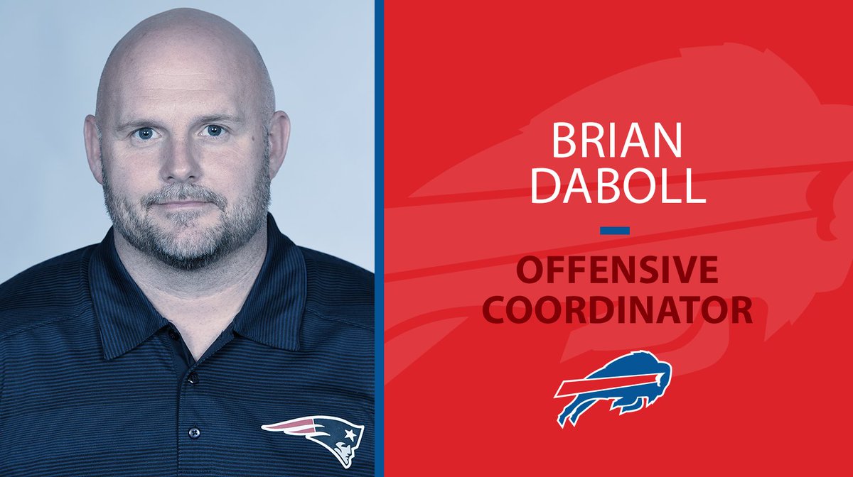 BuffaloBills's tweet photo. We have hired Brian Daboll as our Offensive Coordinator.

More about Daboll's coaching career: https://t.co/pcyLee9mS4 https://t.co/TnBhVsnF8g