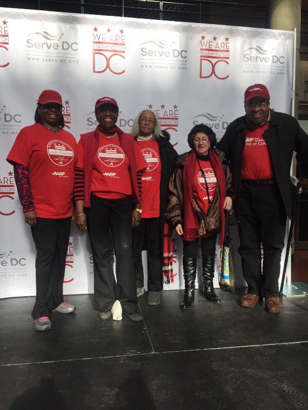 ServeDC's tweet photo. Thank you to the @AARPDC #SWChapter for attending  part 1 of  #MLKDay of Service Weekend! #DCValues #TNServesDC https://t.co/84XrSMTH6W