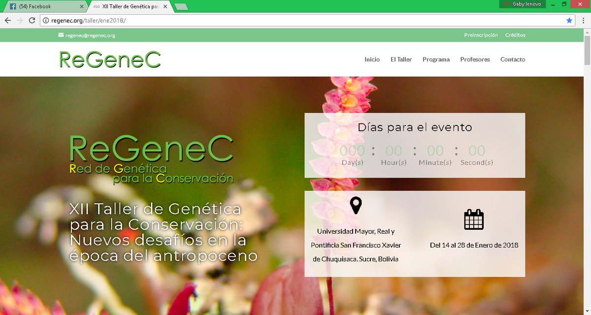 ReGeneC's tweet photo. YA ESTAMOS LISTOS! 🤓🤓
Iniciamos el XII ReGeneC-Bolivia 2018, con participantes de: Argentina, Brasil, Bolivia, Chile, Colombia, México, Perú, Rep. Dominicana y Venezuela.
¡Feliz curso para todos! https://t.co/RoQ9QERr57