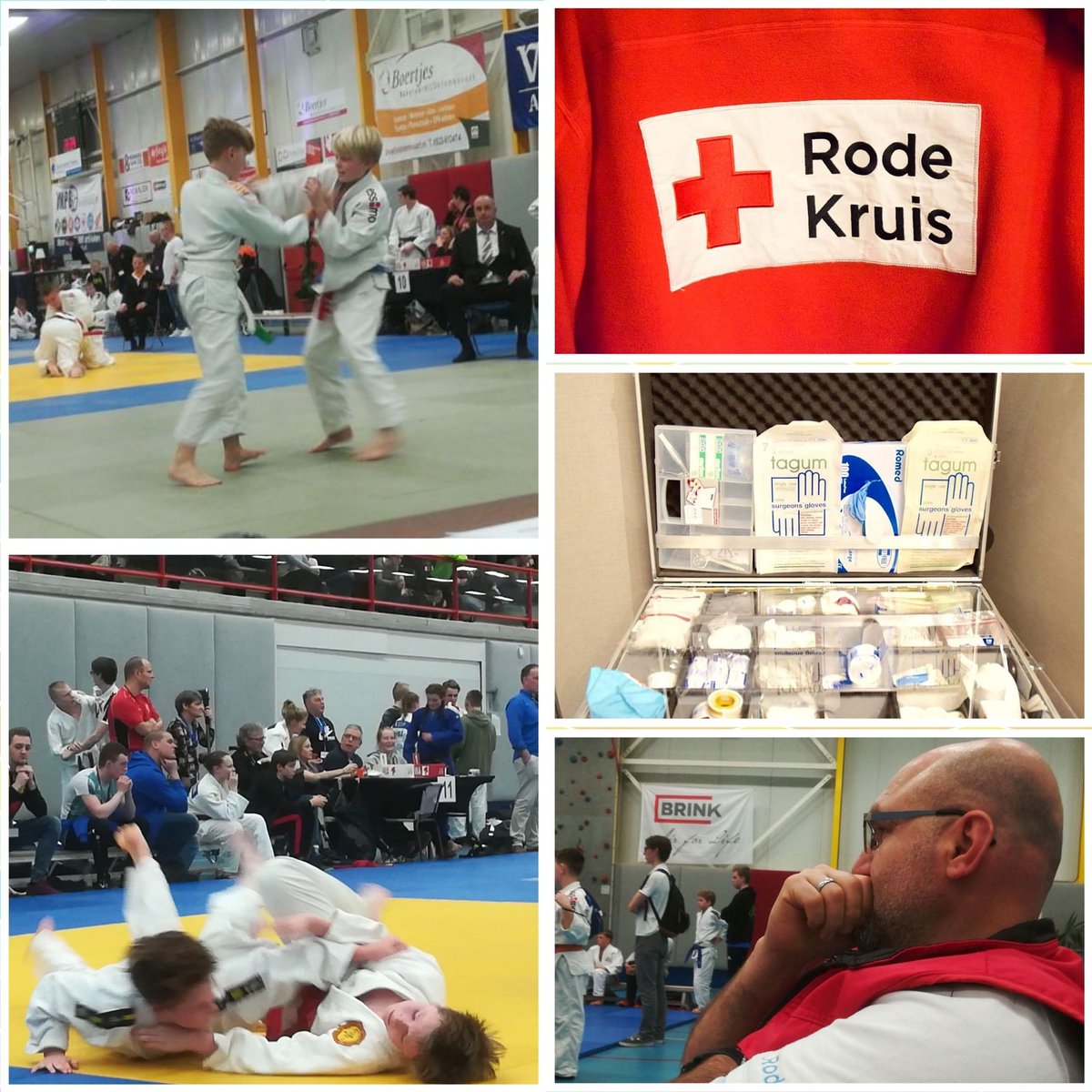 RKVechtdal's tweet photo. Onze vrijwilligers waren gisteren oa aanwezig bij de Judo wedstrijden in Dedemsvaart. Gelukkig een rustige dienst. Collega's bedankt voor jullie inzet.

#EHBO #Evenementenhulp @RodeKruis #vooralsnodig https://t.co/d688vE3IcP
