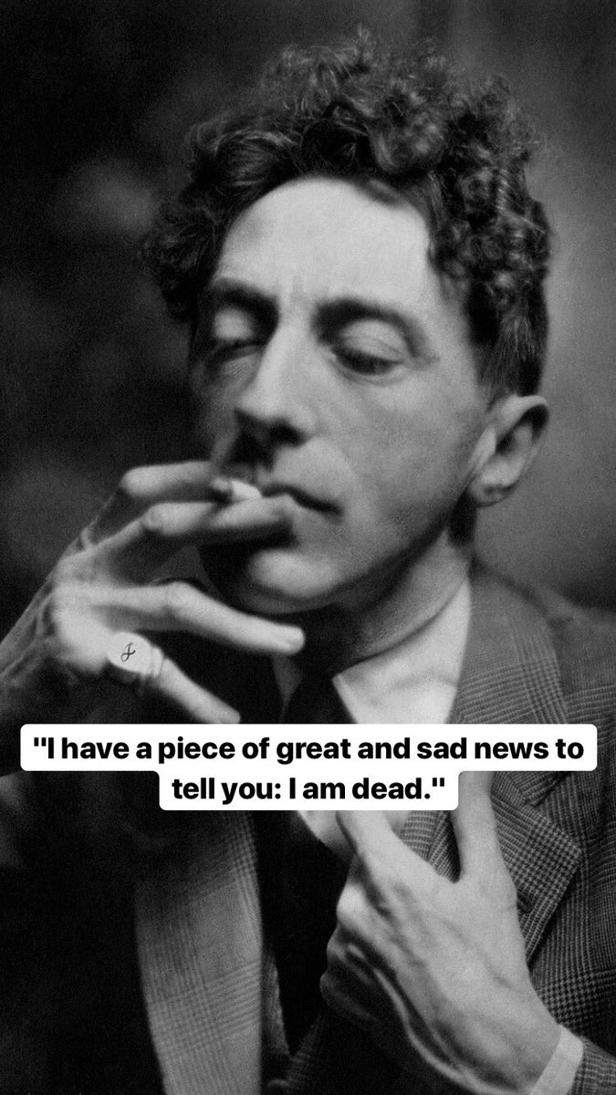 __nitch's tweet image. Jean Cocteau //