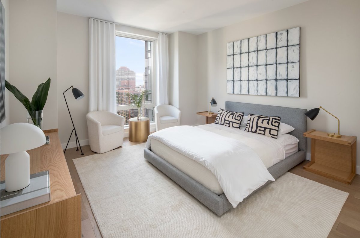 House39NYC's tweet photo. A huge design trend for 2018 is creating a space with the perfect amount of feng shui. Our @House39NYC residences offer just the perfect amount of room - check out this model unit designed by @ASH_NewYork. #liveaheadofthecurve https://t.co/d19VmwHR8V