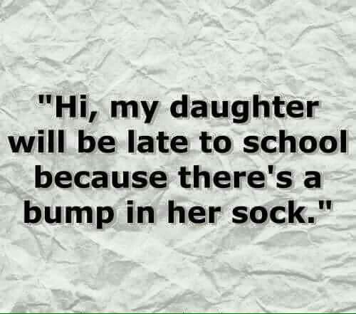 AFDFkidsclothes's tweet photo. 👨‍👩‍👧‍👦👩‍👧👨‍👧‍👧  Family Excuses!
Does this mean we ALL need therapy? LOL
👨‍👧‍👧 
#family #parenting #familysighs #theoldbumpinthesocktrick #therapy #humor #humor #funny #jokes https://t.co/ItQNDxag0p