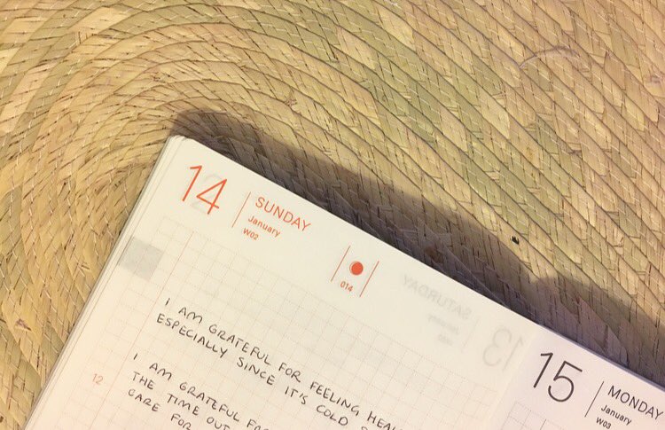 namastbae's tweet photo. Day 8 of #21DaysOfMe: I stay centered by writing 3 things I'm grateful for at the end of every day. Oftentimes it's health, food and happiness, but sometimes I'm really grateful for the little details that are sometimes overlooked, like fuzzy socks or smiling. #sweeps @Fabletics https://t.co/kZtSj54rmv