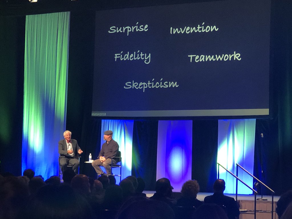 anaplastos's tweet photo. DAN Raemer and Jayme Hyneman at  #IMSH2018 https://t.co/Qw1uY3hDOI