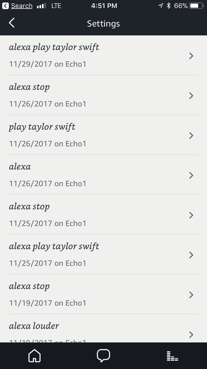 amazon echo history