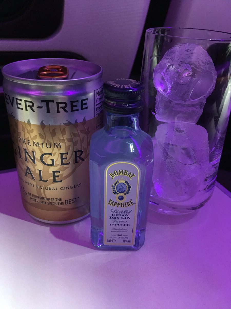 Wifi in the sky! Greetings from upper class Virgin. Somewhere above Russia. #GinAndGinger. #TweetsFromTheSky ✈️ this is why @VirginAtlantic is the best airline in the world.