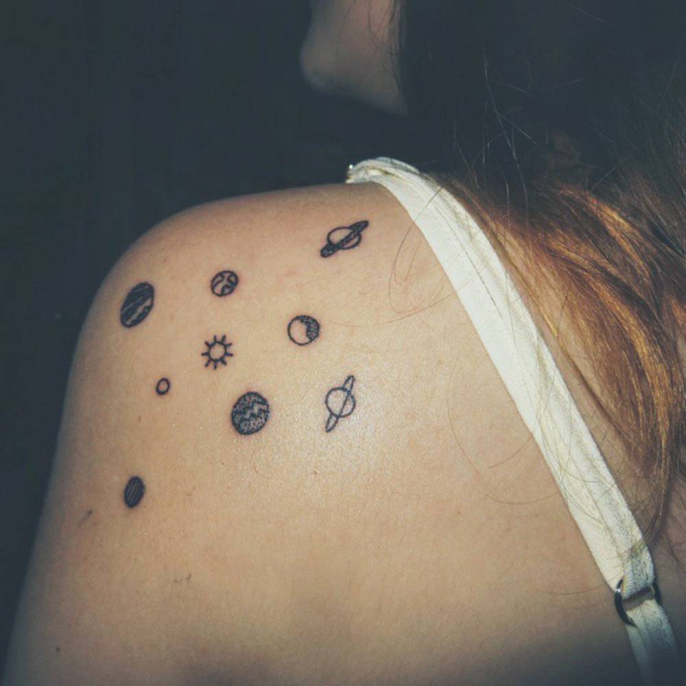 Tattoo tagged with small astronomy tiny galaxy ida ifttt little  wrist minimalist  inkedappcom