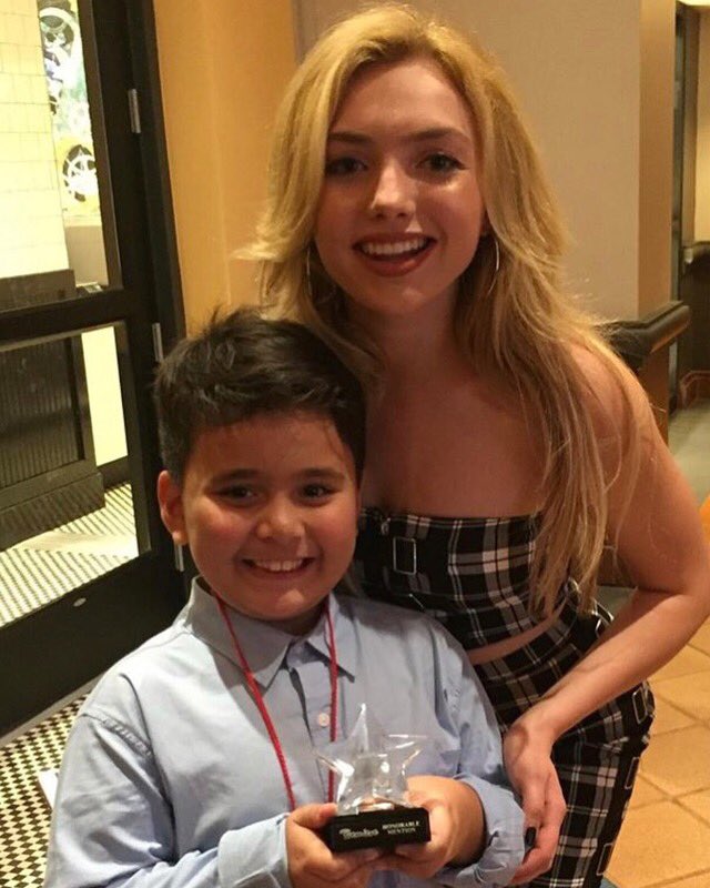 Lleyton Abad Dowsett, Premiere performer from Singapore with <a href="/peytonlist/">Peyton List</a> just after he received  an honorable mention at the December 2017 #PremiereProgram ☺️🌟

<a href="/PremiereBird/">Premiere Plus</a> <a href="/premiere_global/">PremiereGlobal</a>