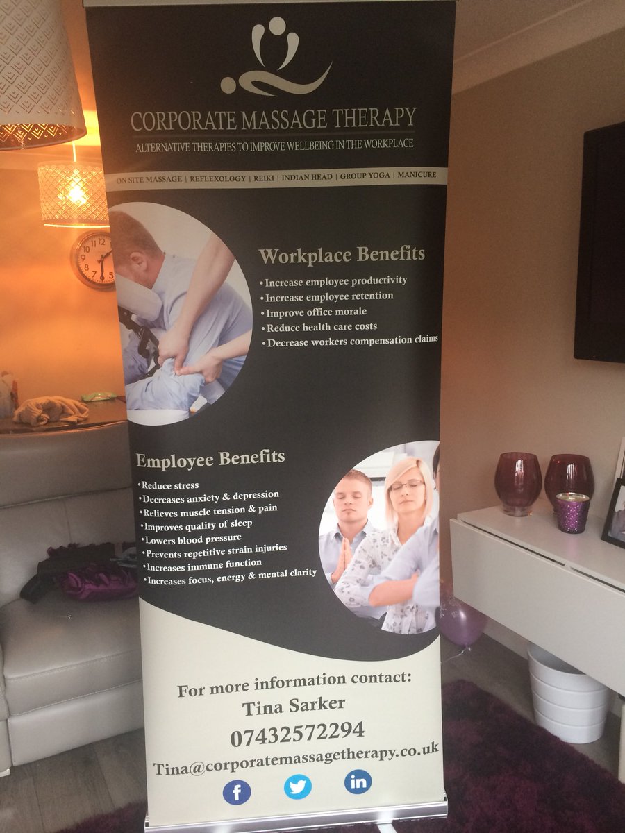 Corporate Massage On Twitter New Banner Thanks To Pink Print