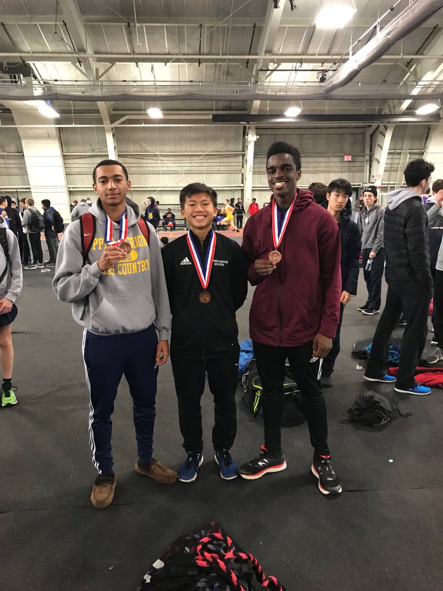 Congrats for 🏅🏅🏅, Frank Dalton 5th in 400m 54.99, Chime Amaefuna 4th in 800m 2:09.10, and Brian Vo 5th in long jump 18’4.5”. @amphanthavong