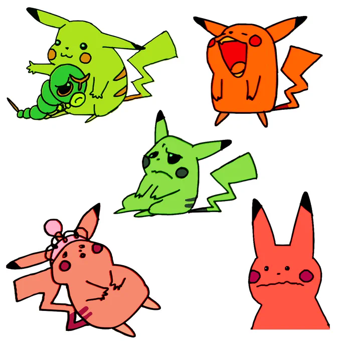 dump of some old pokemon doodles 