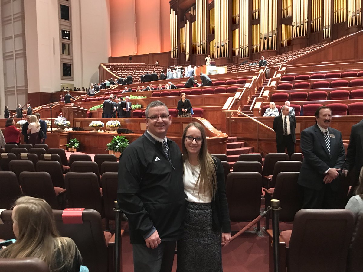 TimThompsonUtah's tweet photo. Excited to come to the Face to Face before my daughter leaves for her mission. #LDSDevo https://t.co/TM7aNEh3zL