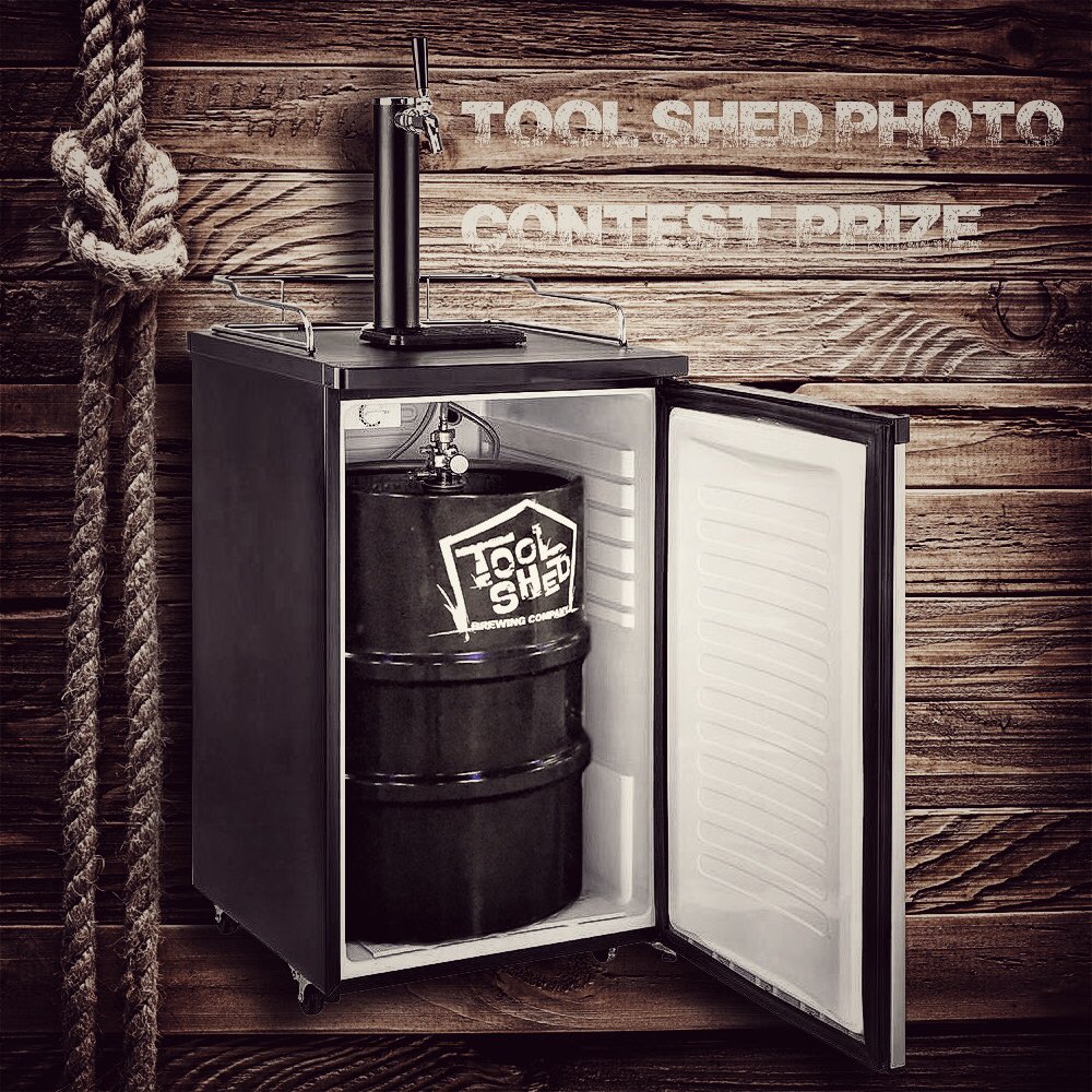 ToolShedBeer's tweet image. #PrizeAnnouncement for the Badass photo comp. 1st place will receive this incredible Kegerator!! Follow us on Insta! Post your Tool Shed pics! Tag us! And don’t forget the hashtag #ToolShedPhotoContest !! full details &amp;amp; conditions on our website