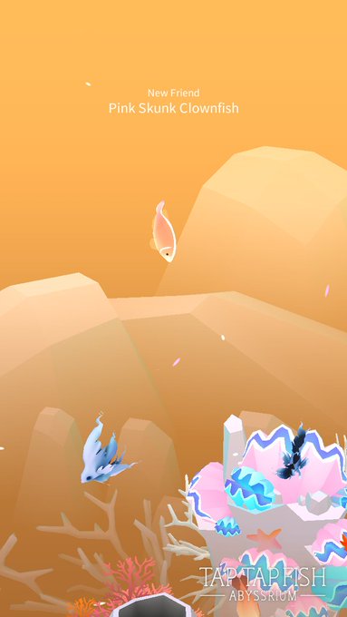 My Pink Skunk Clownfish:)  #taptapfish Download: https://t.co/XI5Lac0Uyd https://t.co/M1ffHtMu1f<a href="/tag/taptapfish"class="tags">#taptapfish</a>