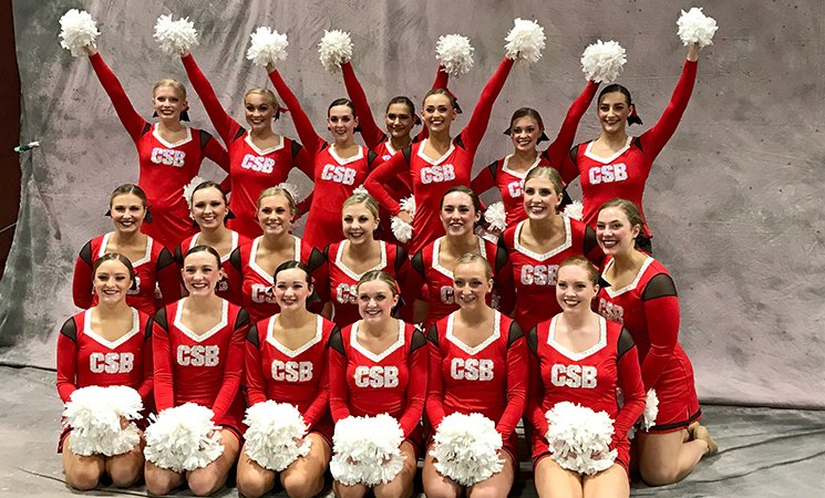 Congrats to <a href="/CSBDanceTeam/">CSB Dance Team</a> which took 3rd in Open Pom and 6th in Open Jazz at UDA Nationals Sunday! Another excellent showing at nationals for CSB! bit.ly/2mwnAWA