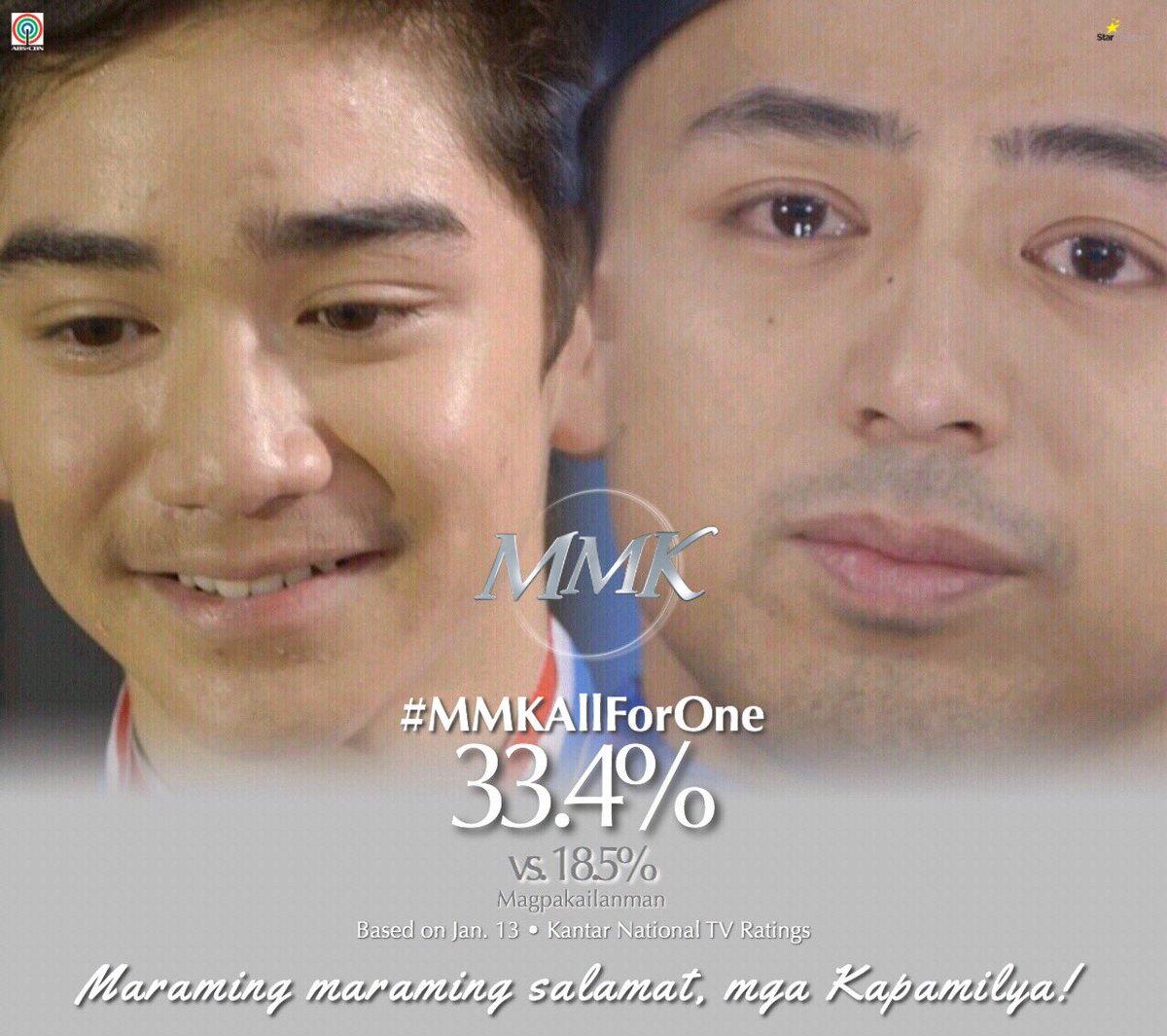 MMKOfficial's tweet photo. Maraming salamat sa inyong pagtutok sa kwento ni Freddie sa #MMKAllForOne at sa patuloy na pagsuporta sa #MMK! https://t.co/FFtApti81S