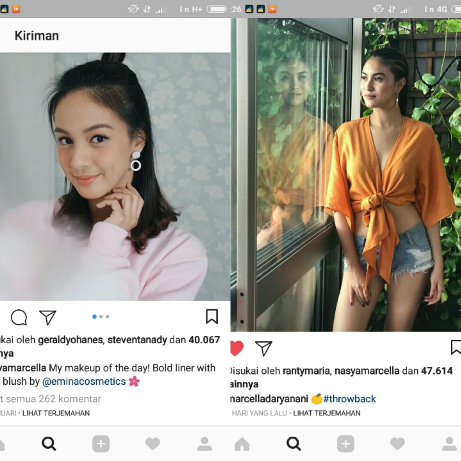Sri Wahyuni on Twitter "Like nya banyakan Lo bel dari pada si babu Sampang cungkring Milka Nasya Marcella iyalah si babu sampah modal scene OD doang di