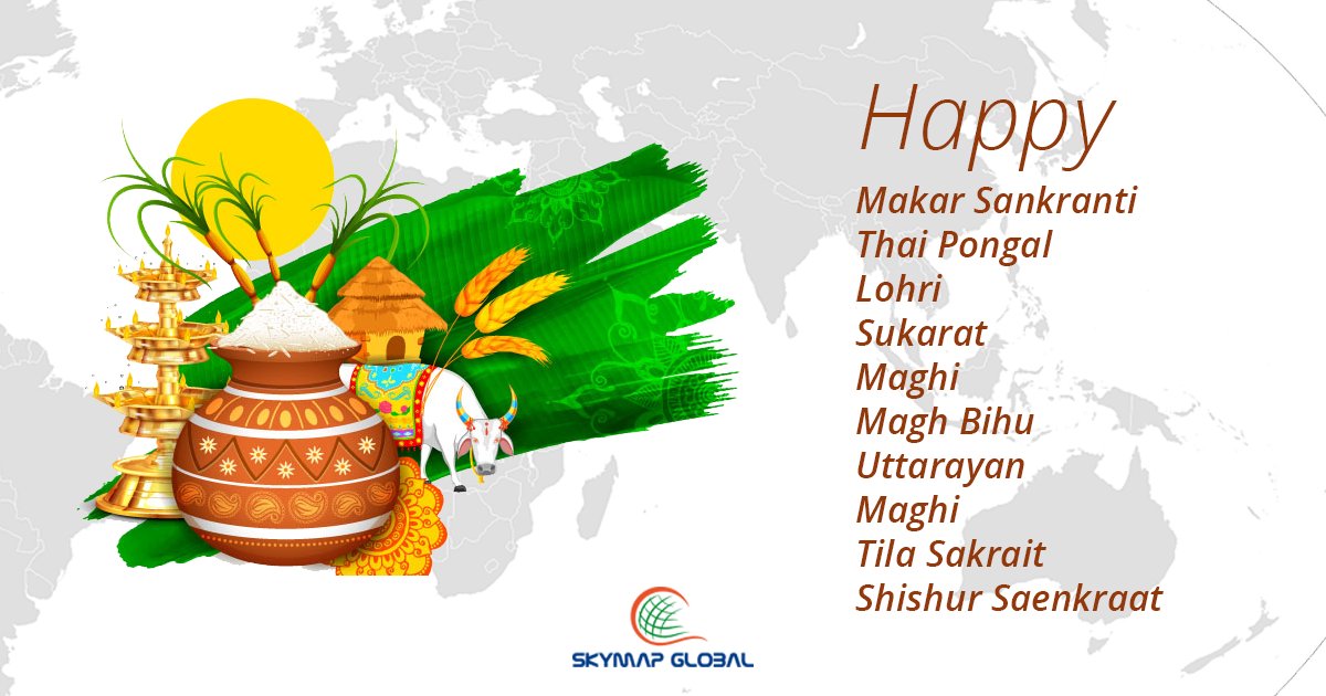 SkyMapGlobal's tweet photo. From all of us at SkyMap Global, we wish you and your loved ones a very happy Sankranthi.
#sankranti #pongal #makarsankranti #bhogi #skymapglobal https://t.co/ESVvRwbbBL