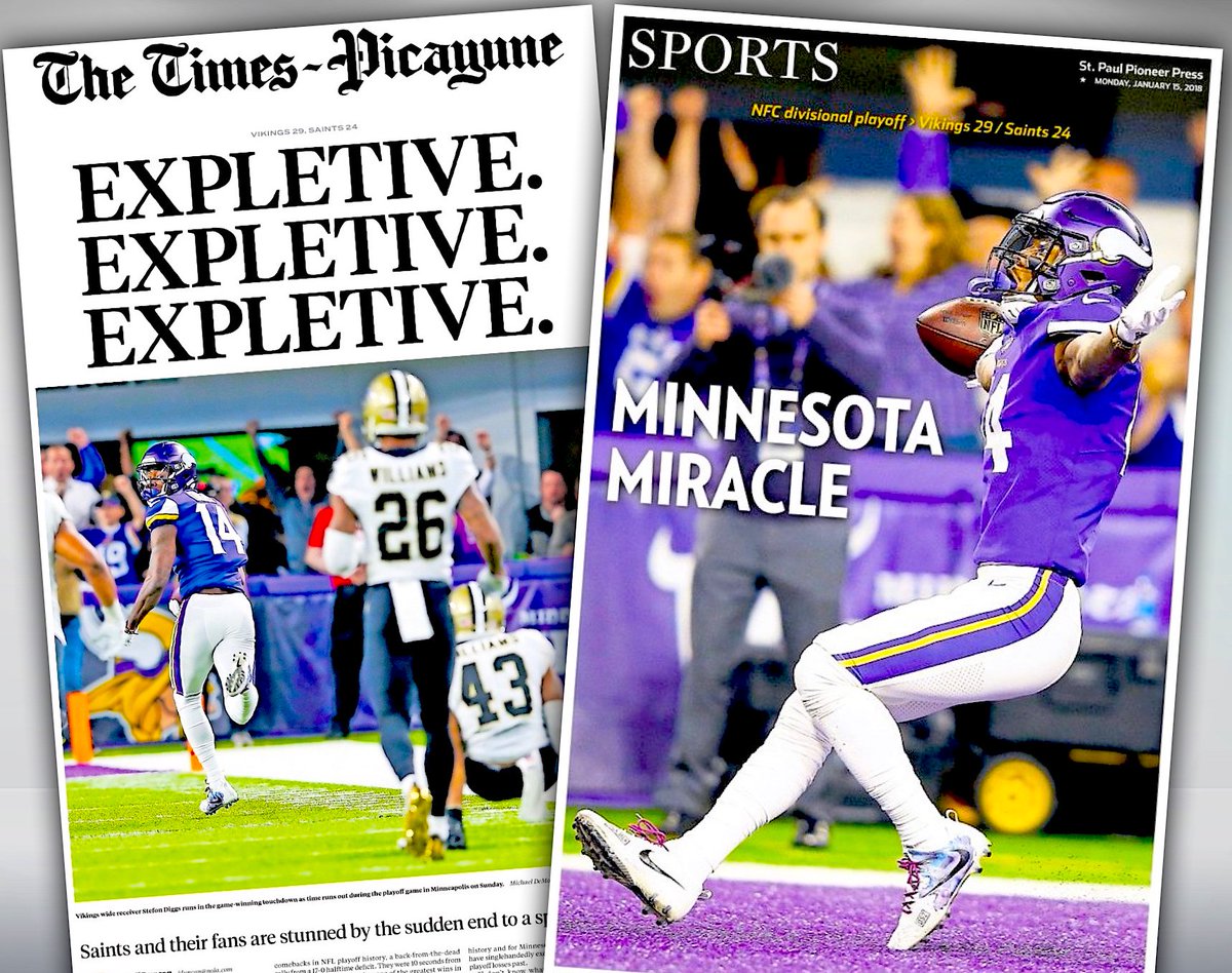 SportsOnDIRECTV's tweet photo. A tale of two headlines. https://t.co/WjVbRW5eBF