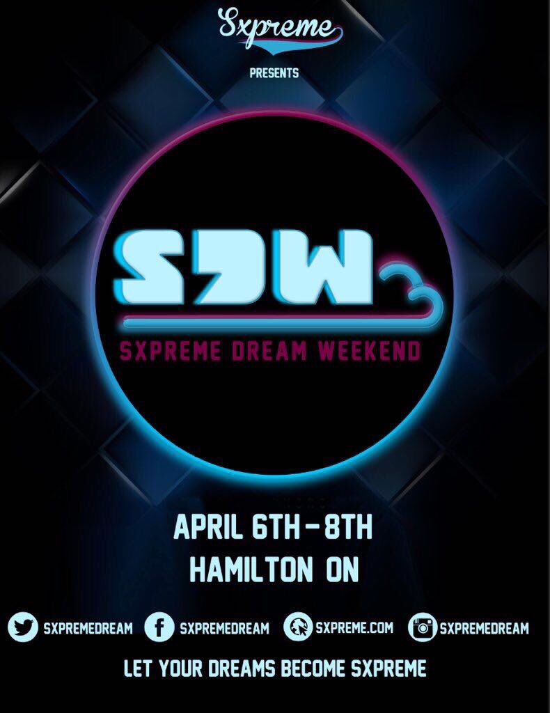 CySamuels's tweet image. BE THERE, don’t pree it pon Snapchat‼️ #SxpremeDreamWeeknd #SxpremeSound