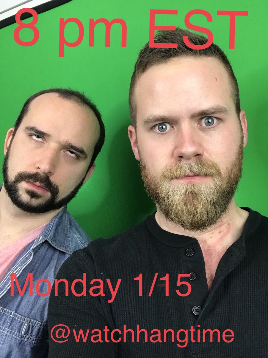 AdequateDudes's tweet photo. TIME CHANGE! Monday night’s episode of Perfectly Adequate Games will air at 8PM EST on Monday 1/15. Play for free on the @watchhangtime app and you can win some cash!
#PerfectlyAdequateFilms #perfectlyadequategames #comedy #WatchHangtime https://t.co/teFRzpU71D