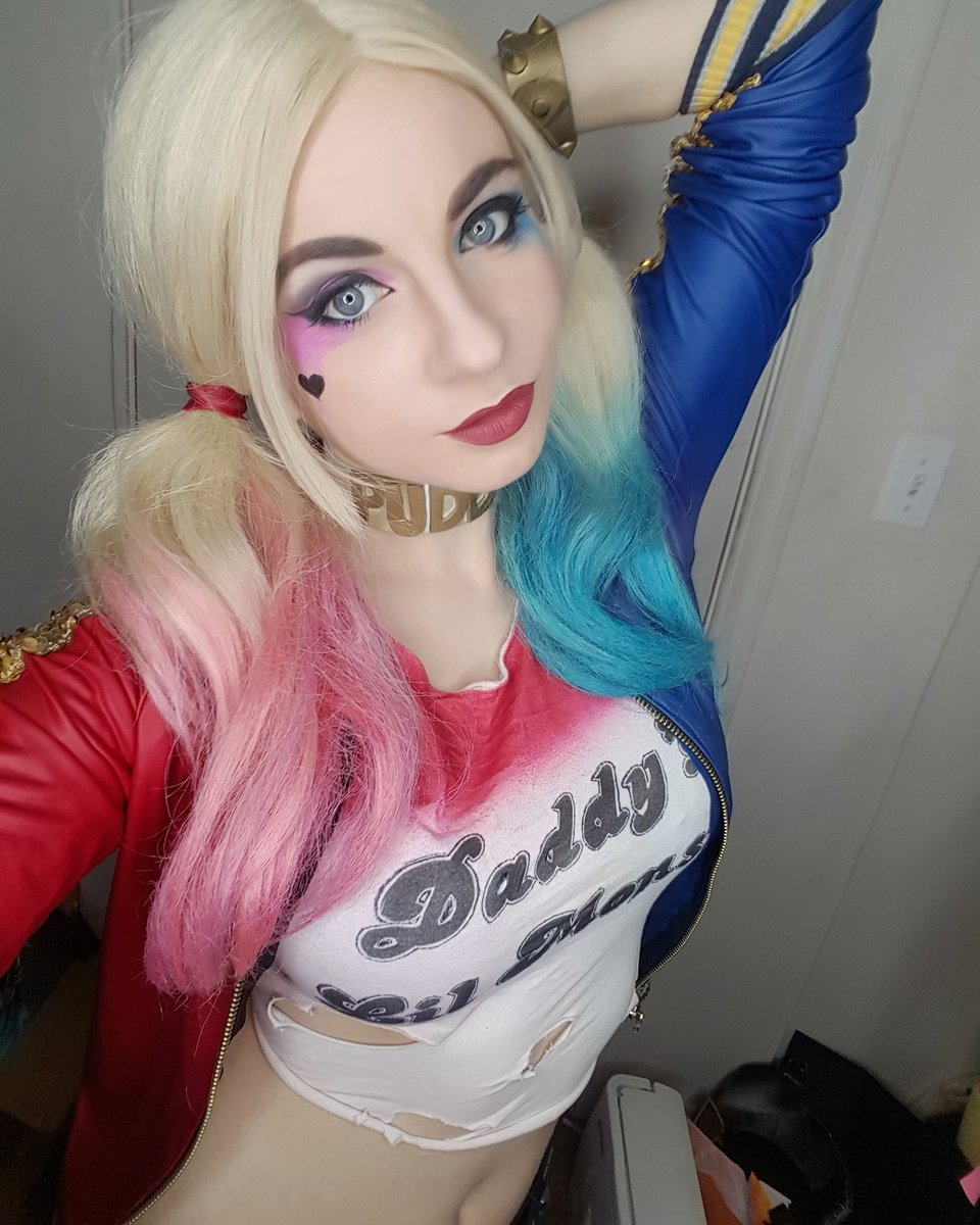 Andy Rae On Twitter Doing A Harley Quinn Makeup Tutorial And