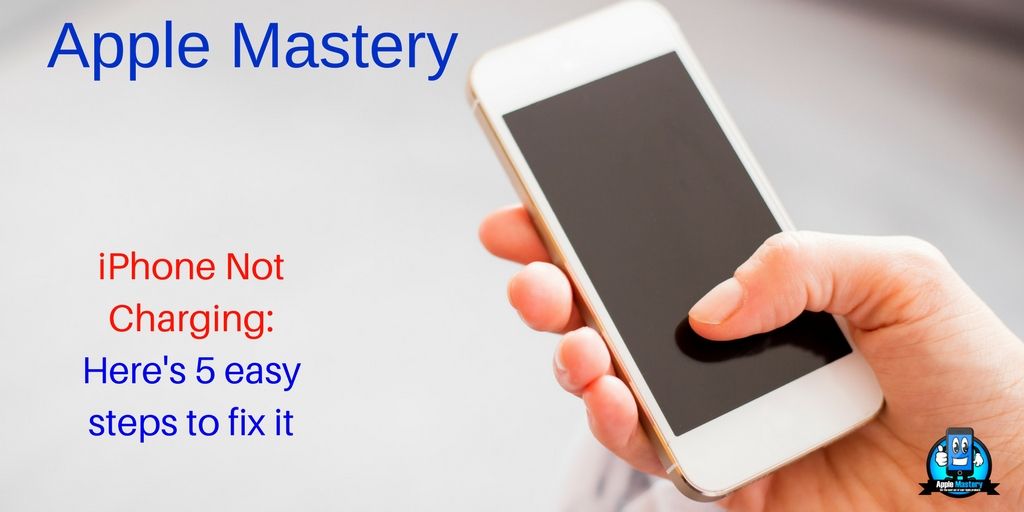 AppleMastery's tweet image. iPhone not charging: Fix it with these 5 easy steps at applemastery.com/5-steps-fixing… #iPhoneNotCharging #iPhone #iPhoneTroubleshooting