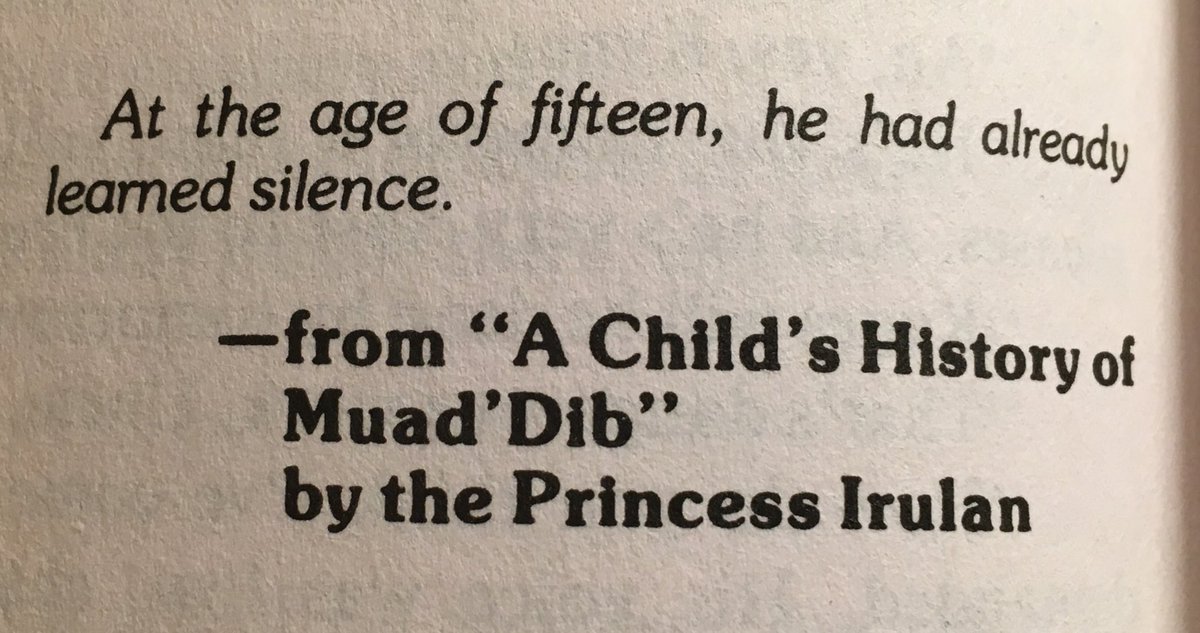 jasonats's tweet photo. Back to #ReadDune for #VintageSciFiMonth. I love some of Herbert’s language choices and how words and names flow off the tongue. Like “Muad’Dib” https://t.co/K3b4rOaqGE