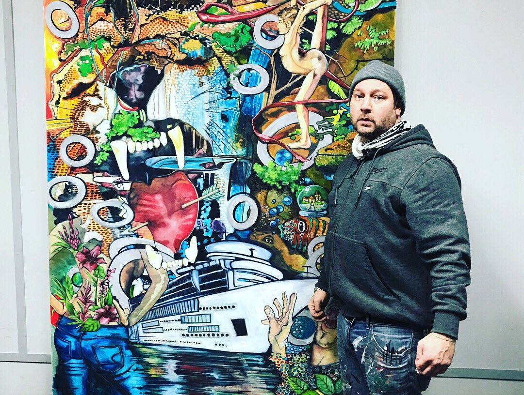 JStummy's tweet photo. Thanks for supporting the arts tonight at my show @ClayOnMain check out my new series of work https://t.co/QJVVehfS6q