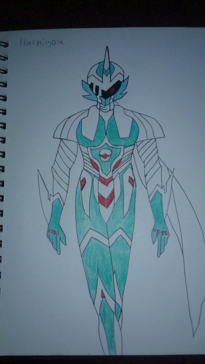 Kevvkirb's tweet image. This is hachigou, his name is a number
#tokusatsu #henshin #planetchasers #myart #oc #characterdesign