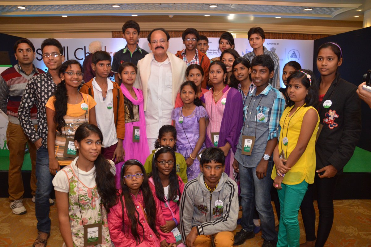 CFSC_NIUA's tweet photo. In 2014 at a National Conference on building Smart #Childfriendly cities @MVenkaiahNaidu, former Minister @MoHUA_India, reinforced that urban planning & development must enhance talent, creativity & aspiration of children @NIUA_India @BvLFoundation @humarabachpan @VPSecretariat https://t.co/X1CWBHw8OG