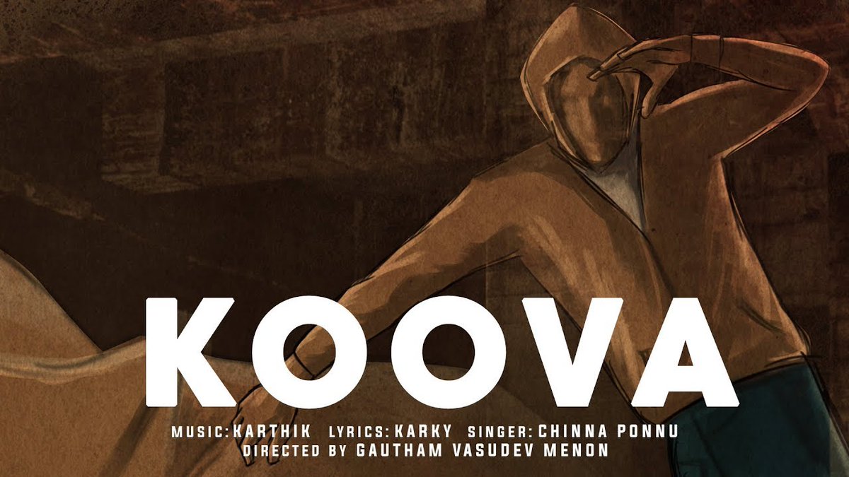 OndragaEnt's tweet photo. Groove into #Koova Independent Single Directed by @menongautham, 
Music: @singer_karthik
Singer : #Chinnaponnu
Lyrics : @madhankarky
Choreography : @dancersatz 

https://t.co/K1rCjXqFn4 https://t.co/9vIZodQxiE