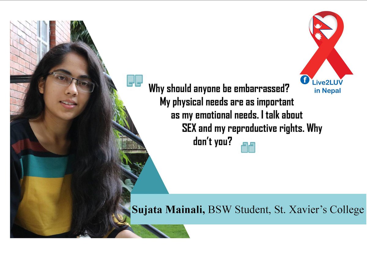 Live2LUVNepal's tweet photo. Physical needs are important. When we don't talk about physical needs, we don't talk about very important things like #STI, unintended pregnancies and many more. Let's break the silence! #Live2LUV #Live2LUVNepal
@UN_Nepal @UNICKathmandu @UNAIDS_AP @UNFPANepal @unwomennepal https://t.co/Woit21PZjF