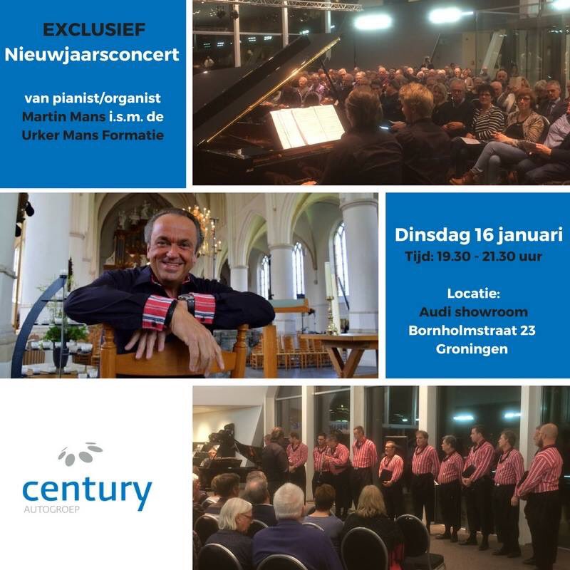 Aanmelden kan nog steeds via century.nl/nieuwjaarsconc…. Welkom! RT <a href="/martinmansnl/">Martin Mans</a>: Dinsdag Groningen <a href="/CenturyAutogrp/">Century</a> <a href="/erikmeems/">Erik Meems</a>