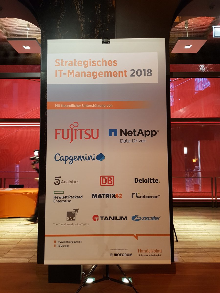 egailing's tweet photo. Los geht es, @dbsystel zeigt als Sponsor Präsenz auf der #24. IT Handelsblatt Konferenz in München... https://t.co/JhHrT0KRHk