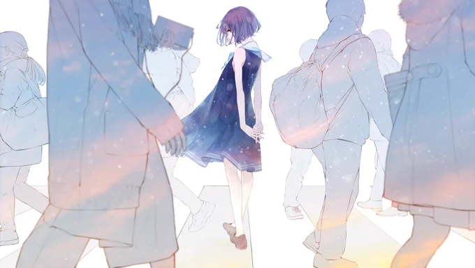 【お知らせ】クロワッサンシカゴさんの新曲「春町」のイラストを担当しました❄
https://t.co/jeO6JU1hUf 