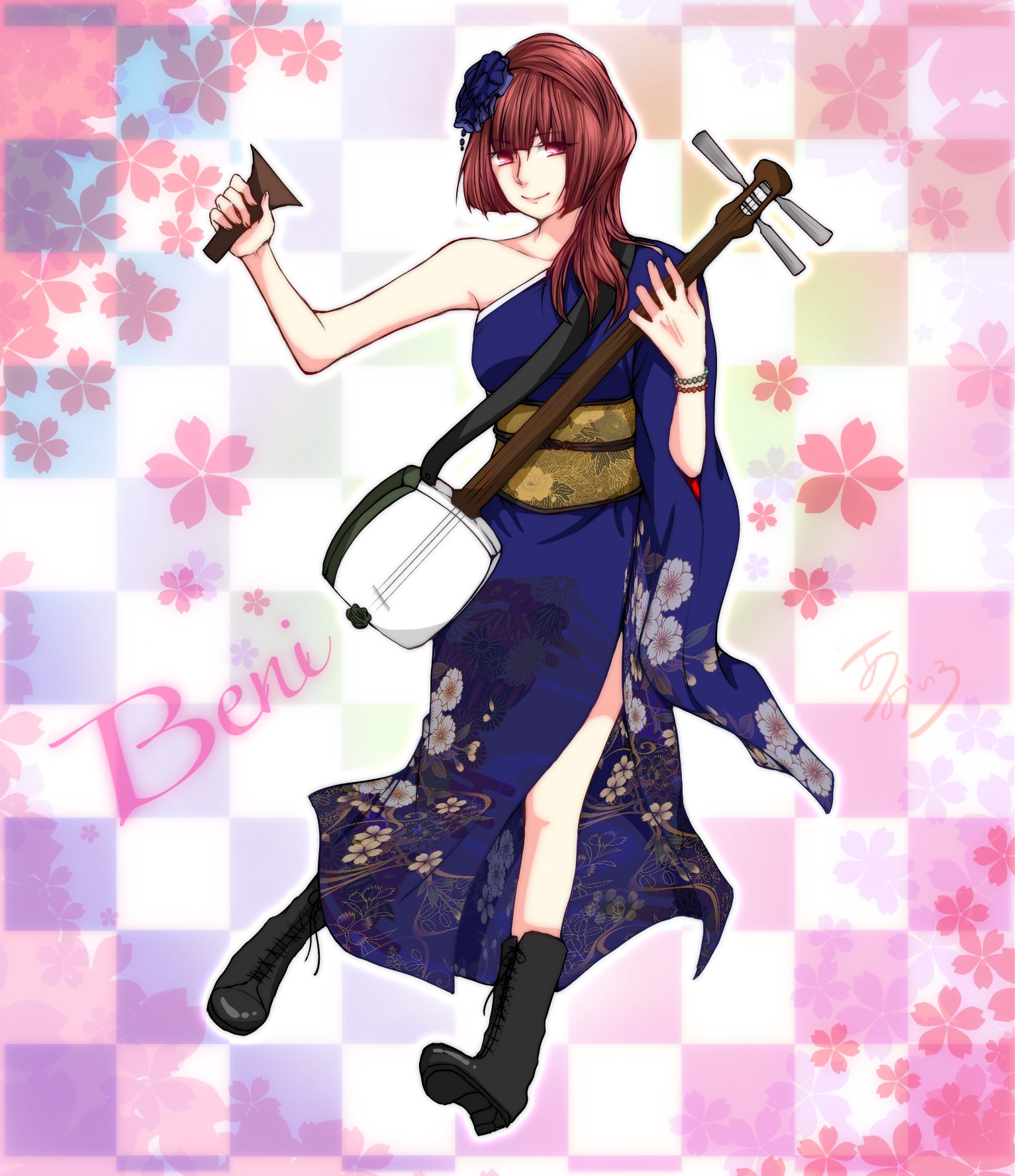 あおいろ 1番描きやすいべーーにーー٩ ˊwˋ و 和楽器バンド 蜷川ベに