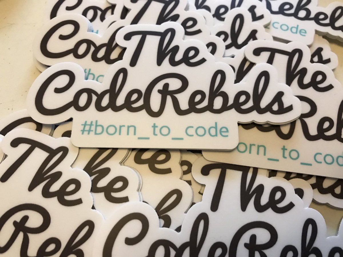 timvogt's tweet image. Got stickers! #born_to_code