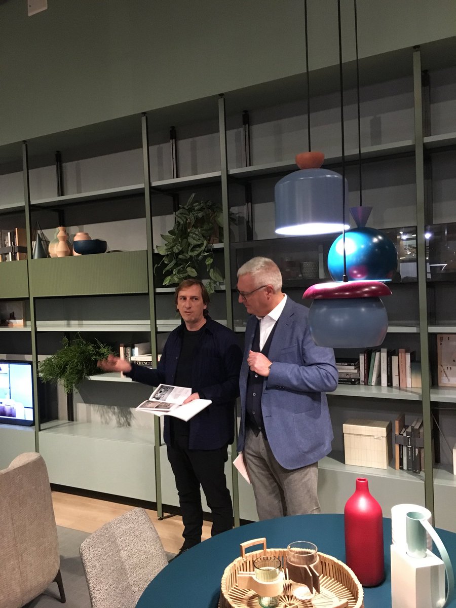 JamesRhoades7's tweet photo. Philippe Nigro presents the new system “Pontile” from #novamobili #immcologne #pontile https://t.co/hyhOoi1z6T