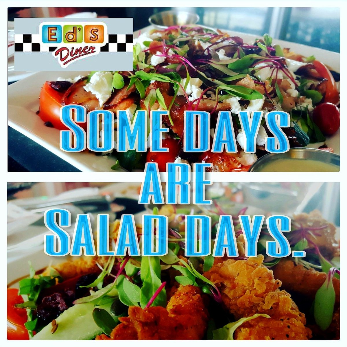Some days are salad days.  Always cool, crisp &amp; fresh..