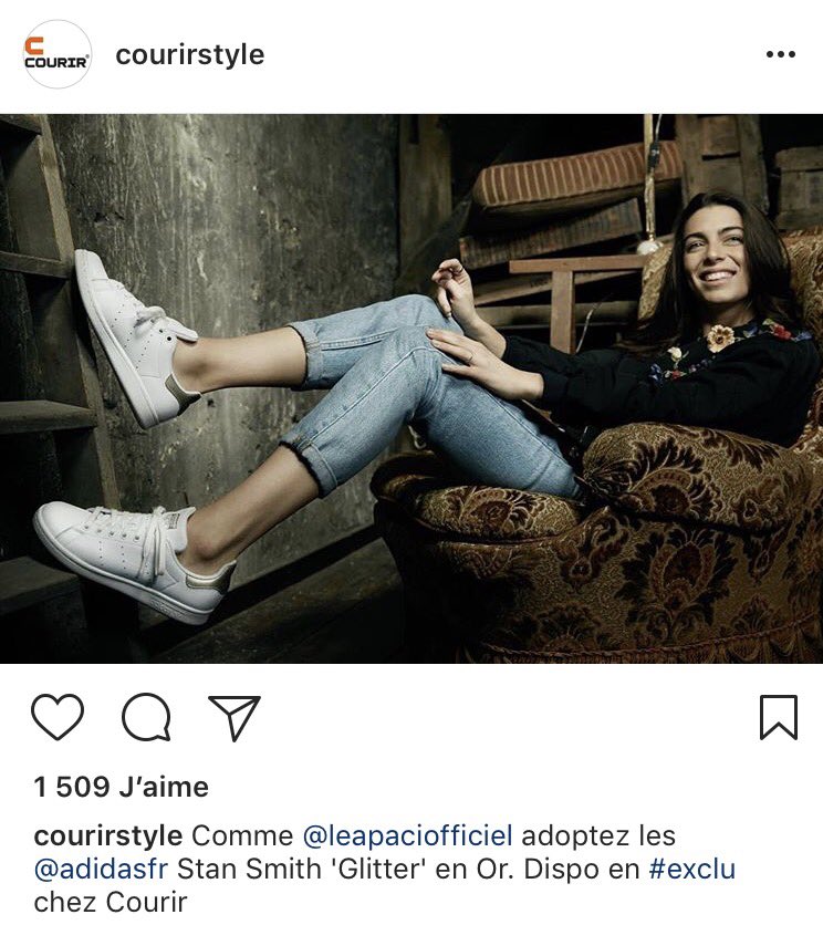 Très très très heureuse de vous annoncer ma collaboration avec @courir x @adidasFR 👟À vite pour la suite des événements 🌸 Bonne semaine ❤️