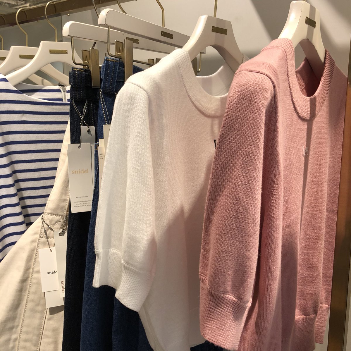 名古屋parco 名古屋パルコ 西館2f スナイデル Lee のコラボアイテムが登場 今年流行りの デニスカ もかわいいですよ