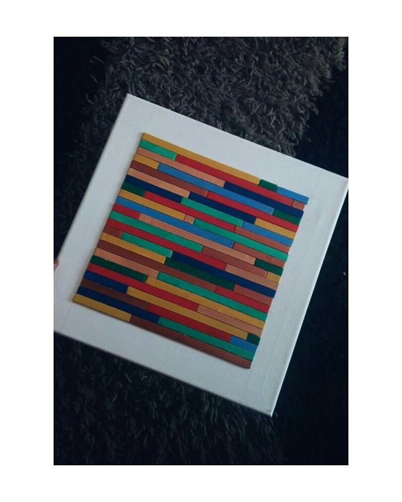 craftsbeunique's tweet photo. For Sale:-

Size:30cm*30cm
Price:2,500/-

#popsiclesticksart
#repurposedart
#craftoftheday https://t.co/bRrAyskInH